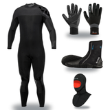 Bare Revel 3/2mm Thermal Package – Mens Wetsuit + Hood + Gloves + Boots