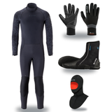 Bare Velocity Ultra 2.0 3mm Thermal Package – Mens Wetsuit + Hood + Gloves + Boots — Black