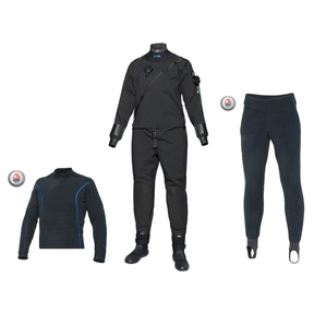 Bare Drysuit Package – Aqua-Trek 1 Women's Tech Drysuit + SB System Mid Layer Top + SB System Mid Layer Pants