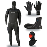 Hollis Neotek Semi-Dry Thermal Package – Wetsuit + Hood + Gloves + Boots — includes Hollis Neotek V2 Semi-Dry Unisex Scuba D…