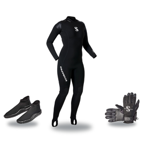 Scubapro Definition 1mm Warm Water Package – Womens Wetsuit + Gloves + Boots