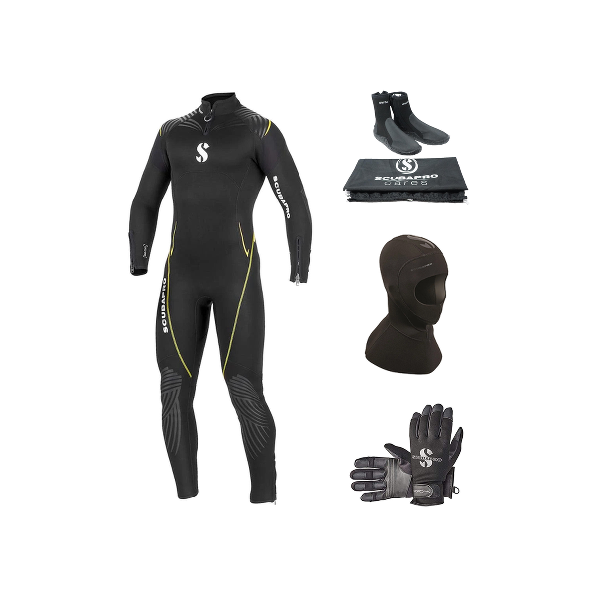 Scubapro Definition 3mm Thermal Package – Mens Wetsuit + Hood + Gloves + Boots