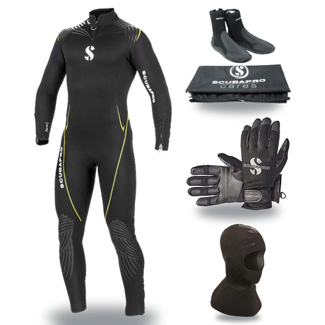 Scubapro Definition 3mm Thermal Package – Mens Wetsuit + Hood + Gloves + Boots