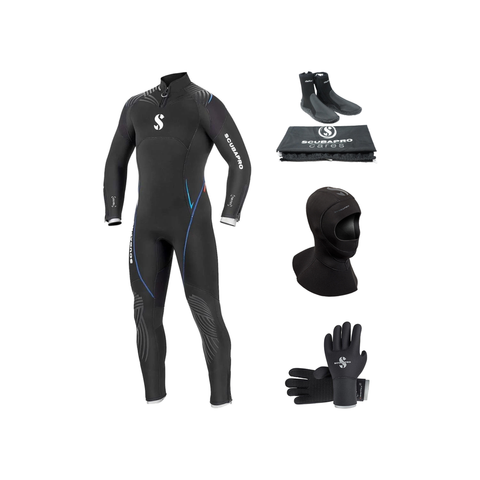 Scubapro Definition 7mm Thermal Package – Mens Wetsuit + Hood + Gloves + Boots