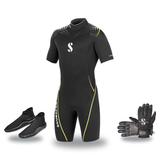 Scubapro Definition 2.5mm Warm Water Package – Mens Shorty + Gloves + Boots — includes Scubapro Definition 2.5mm Mens Shorty…