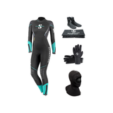 Scubapro Sport Steamer 5mm Thermal Package – Womens Wetsuit + Hood + Gloves + Boots