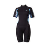 Tusa 2MM Wetsuit Shorty For Women-Black-2XL-