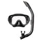 Tusa Adult M/S Snorkeling Combo (UM11/UN0103) Eco Pkg-Black/Black-