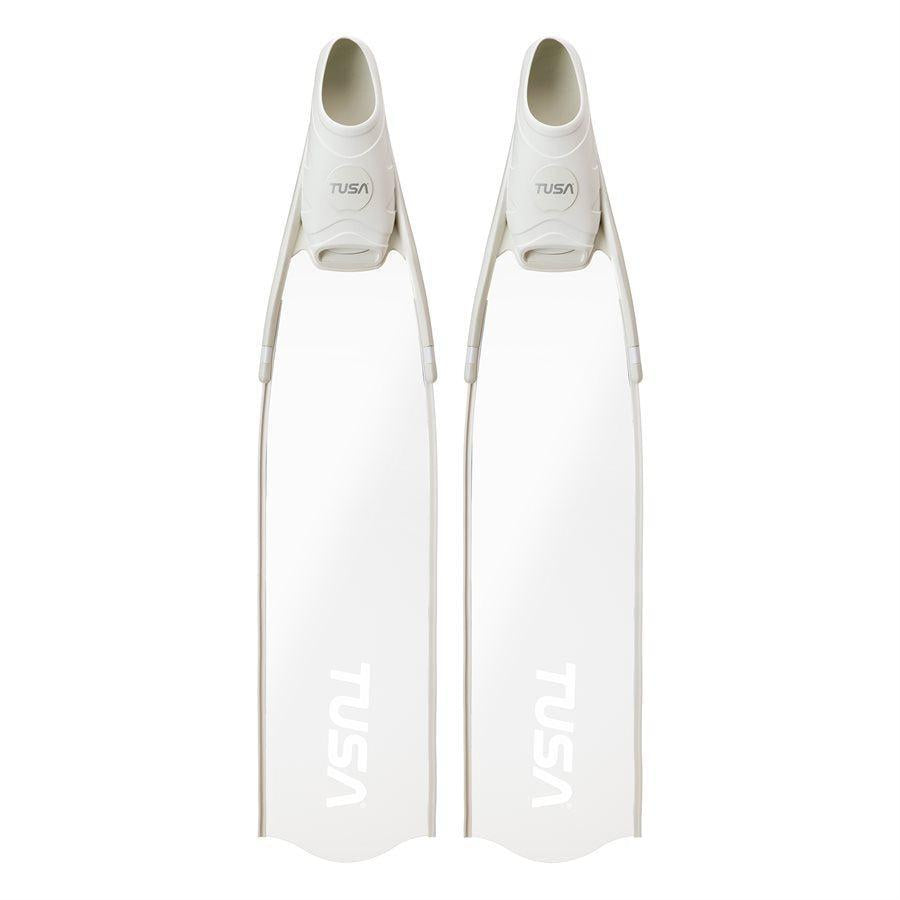 Tusa Lapis Freediving Fin Set (Unassembled)-White-S-