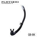 Tusa Platina Hyperdry II Scuba Diving Snorkel-Black/Black-