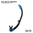 Tusa Platina Hyperdry II Scuba Diving Snorkel-Black/Fish Tail Blue-