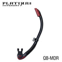 Tusa Platina Hyperdry II Scuba Diving Snorkel-Black/Metallic Dark Red-