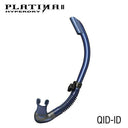 Tusa Platina Hyperdry II Scuba Diving Snorkel-Indigo Silicone/Indigo Pipe-