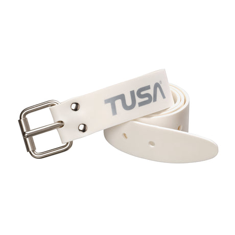 Tusa Silicone Freediving Belt-White-