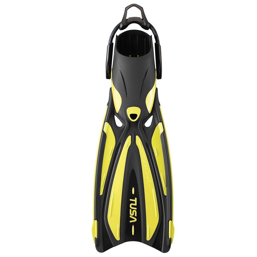 Tusa Solla Fin w/Bungee-Flash Yellow-Extra Small-