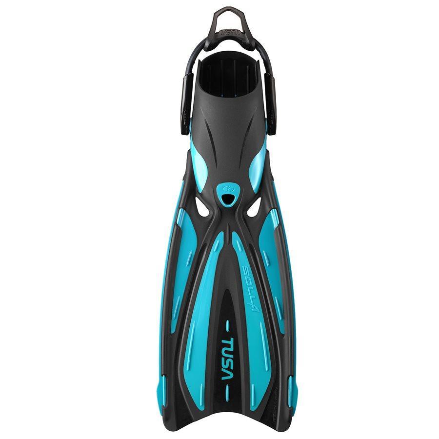 Tusa Solla Fin w/Bungee-Ocean Green-Extra Small-