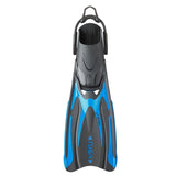 Tusa Vesna Fin w/Bungee-Fish Tail Blue-Large- XLarge-