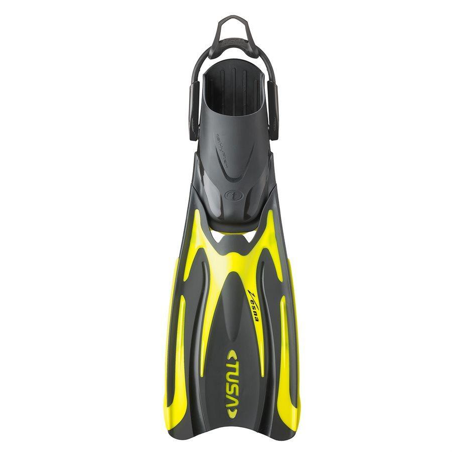 Tusa Vesna Fin w/Bungee-Yellow-Large- XLarge-