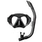 Tusa X-Plore M/S Snorkeling Combo (RM2004/UN0103) Eco Pkg-Black/Black-