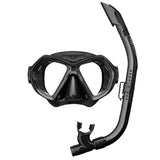 Tusa X-Plore M/S Snorkeling Combo (RM2004/UN0103) Eco Pkg-Black/Black-