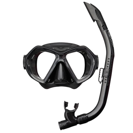 Tusa X-Plore M/S Snorkeling Combo (RM2004/UN0103) Eco Pkg-Black/Black-