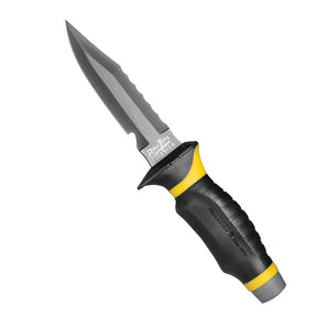 Underwater Kinetics Blue Tang Titanium Drop Point Yellow-
