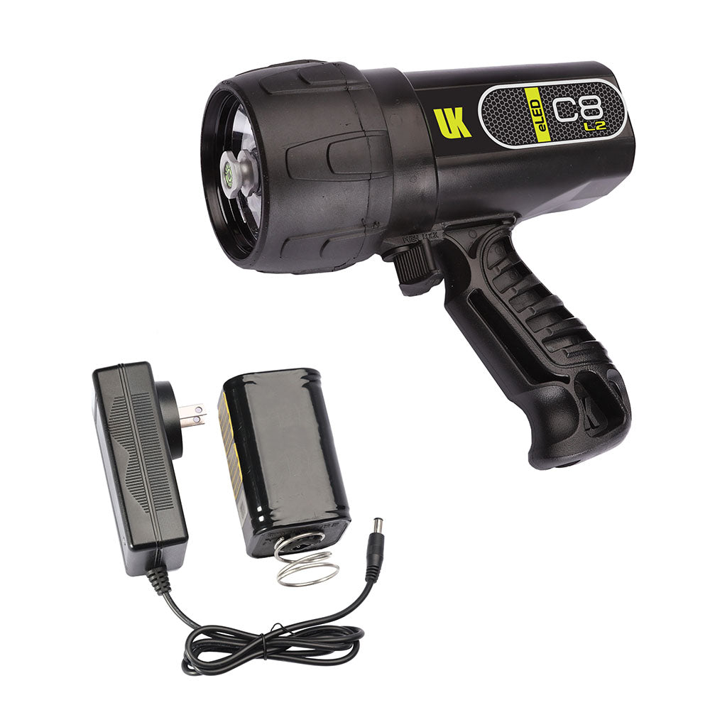 Underwater Kinetics C8 eLED (L2) Rechargeable w/ NiMH Battery/Charger Black-