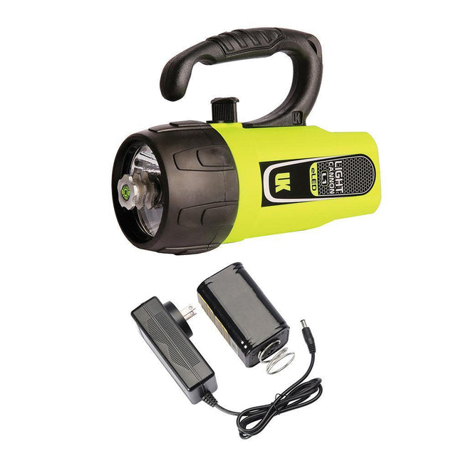 Underwater Kinetics Light Cannon eLED (L1) w/ NiMH Battery/Charger Lantern Grip Safety Yellow Box-