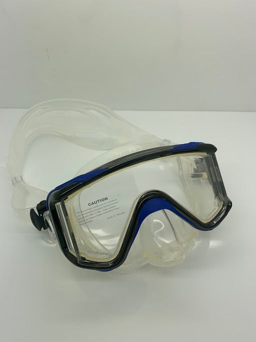 Used Scubapro Crystal Vu Plus Dive Mask W/Purge