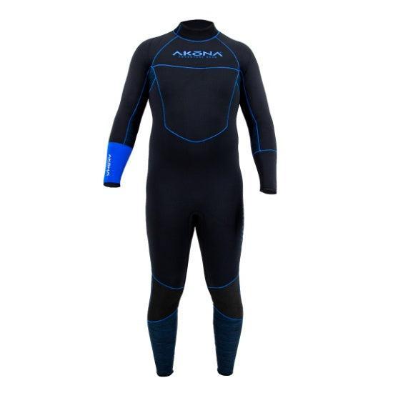Used Akona Mens 3mm Quantum Stretch Full Wetsuit-4XL-Very Good-