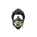 Used Ocean Reef Predator Extender-Diving Full Face Mask with INT 2nd Stage, Surface Air Valve & Hose-New SS Adj Knob-