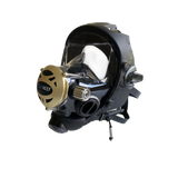 Used Ocean Reef Predator Extender-Diving Full Face Mask with INT 2nd Stage, Surface Air Valve & Hose-New SS Adj Knob-