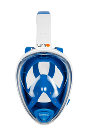 Used Ocean Reef Uno Full Face Snorkeling Mask-S/M-Blue-Like New
