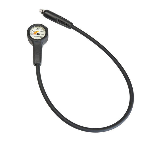 Scubapro CompactPressure Gauge Console w Boot / HP hose-