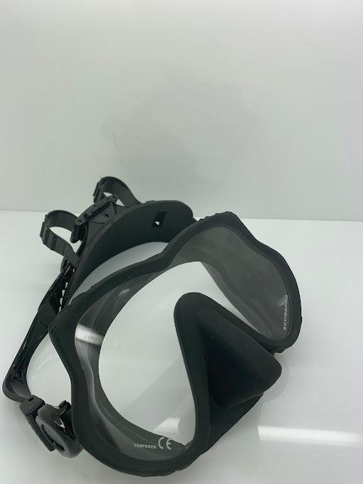 Used Scubapro Devil Dive Mask w/ EZ Strap-Black-Black-Like New-