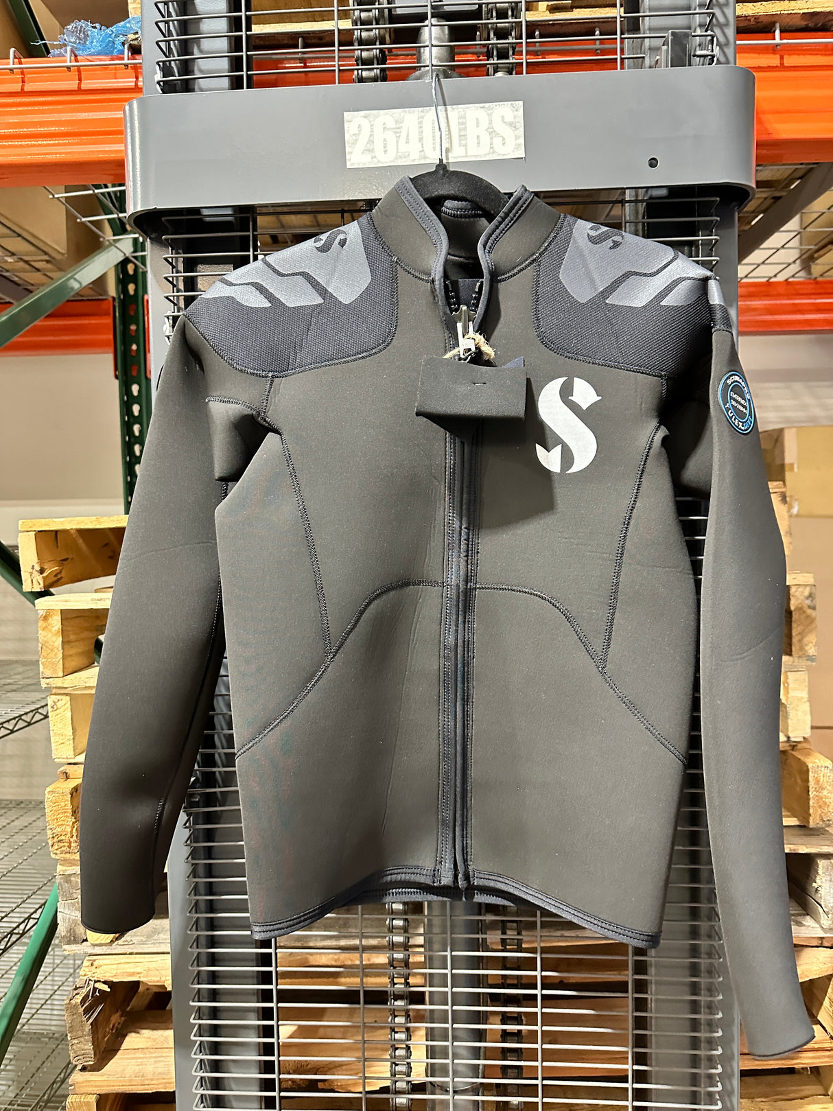 Used Scubapro Everflex Yulex Hoodless Vest 3mm Long Sleeve Men's-M-Like New-