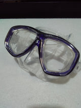 Used Scubapro Flux Twin Dive Mask-Blue-
