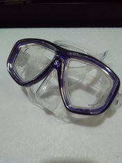 Used Scubapro Flux Twin Dive Mask-Blue-