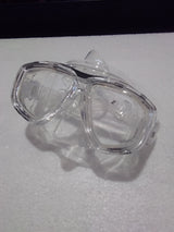 Used Scubapro Flux Twin Dive Mask-Clear/Clear Skirt-