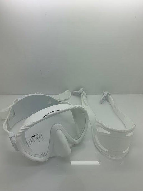 Used Scubapro Ghost Dive Mask w/ EZ Strap-White-Like New-