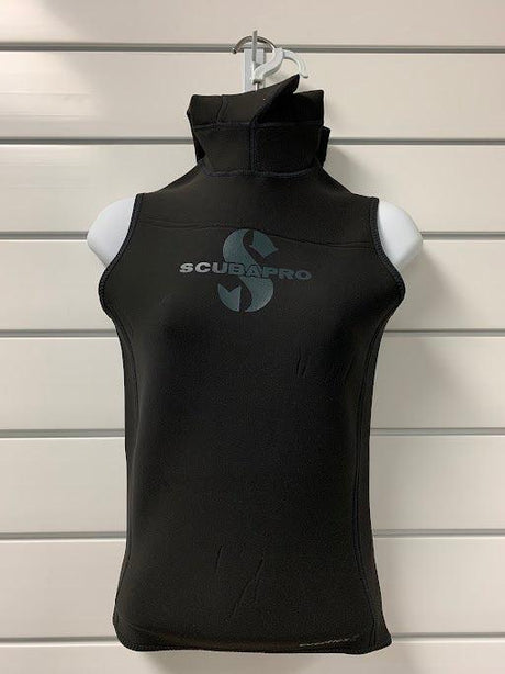 Used Scubapro Hooded Vest 2.5mm-Black-2XS-Very Good