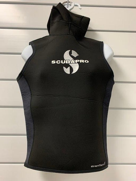 Used Scubapro Hooded Vest 5mm-Black-XS-Very Good