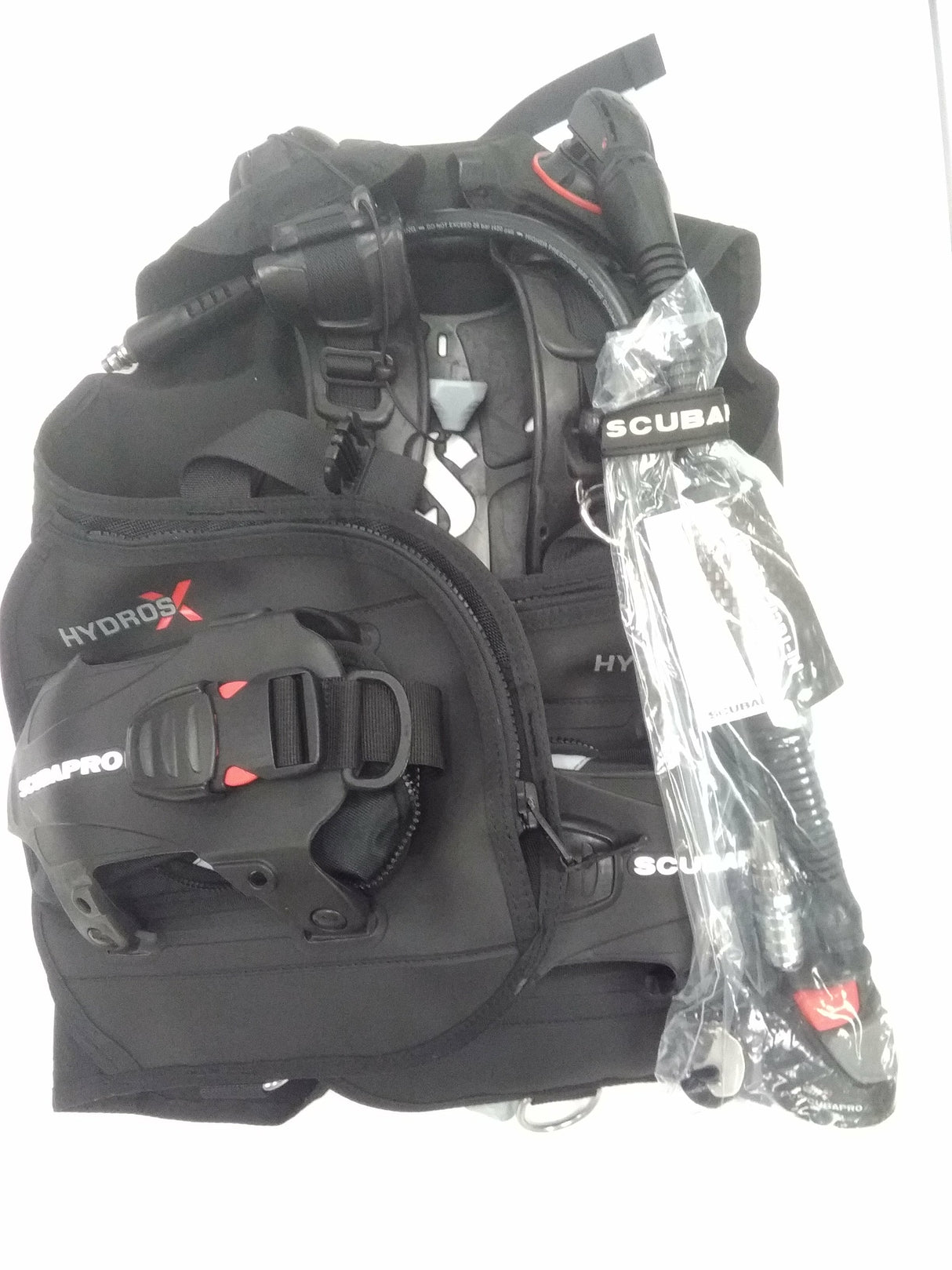 Used Scubapro Hydros X with Air2 Men's BCD-Black-M-