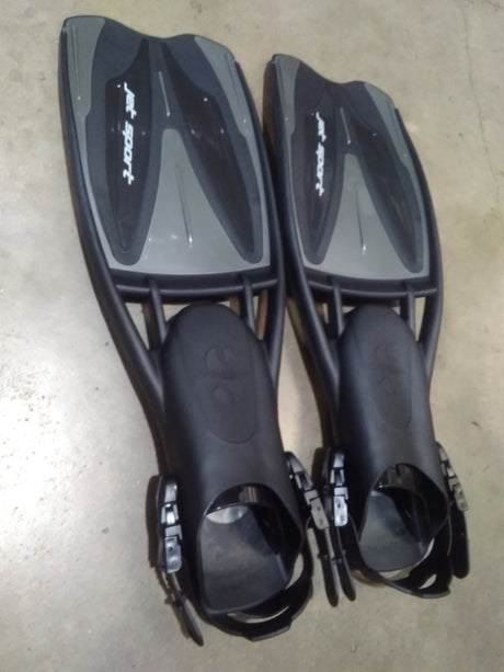 Used Scubapro Jet Sport Adjustable-Black/Gray-M (8-10)-