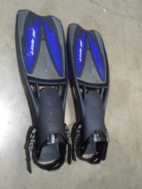 Used Scubapro Jet Sport Adjustable-Black/Gray/Blue-XS (5-6)-