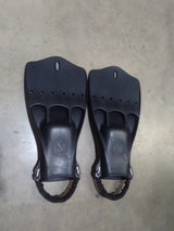 Used Scubapro Jet w/ Spring Heel Strap Scuba Diving Fin-Black-L-