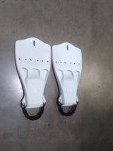 Used Scubapro Jet w/ Spring Heel Strap Scuba Diving Fin-White-M-
