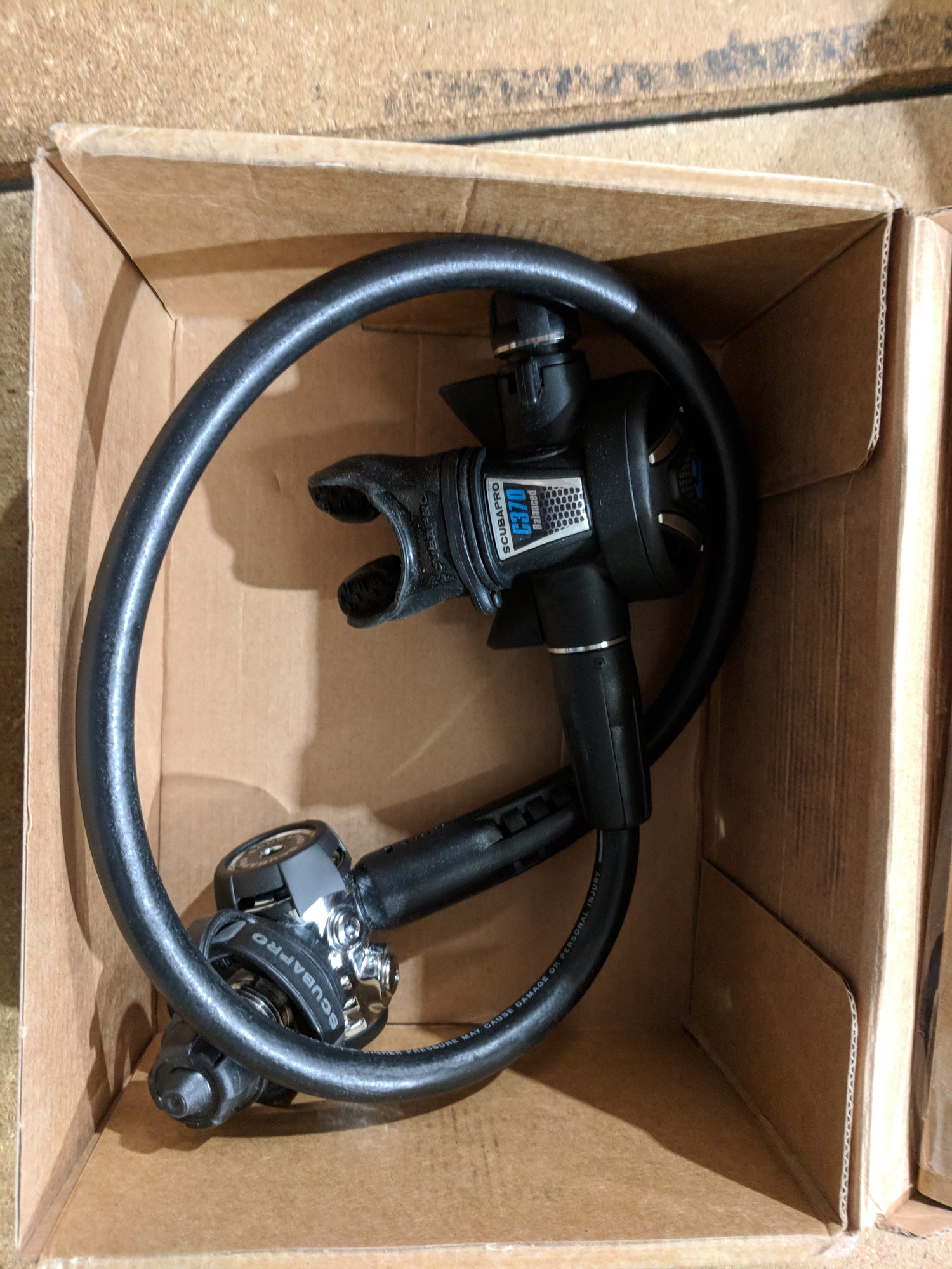 Used Scubapro MK11 Evo/C370 Regulator System 1st and 2nd Stage Set-Din-Like New-