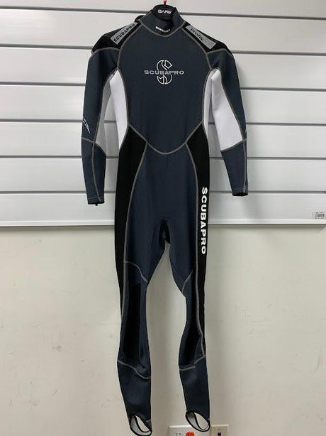 Used Scubapro New Profile 0.5mm Wetsuit Men's-Black/Gray/White-2XL-Like New