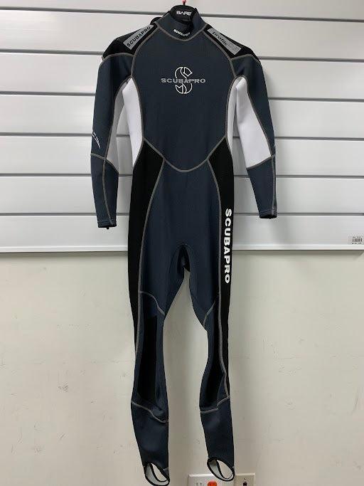 Used Scubapro New Profile 0.5mm Wetsuit Men's-Black/Gray/White-2XL-Like New